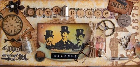 Siv's place: Tim Holtz inspired card