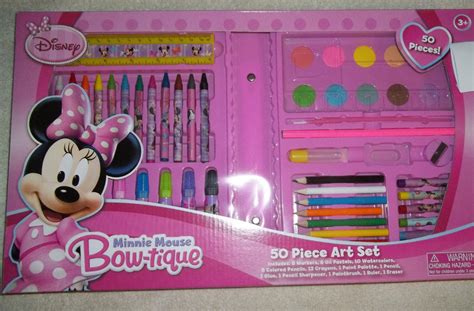 Disney Minnie Mouse Bow-tique 50 PC Art Set