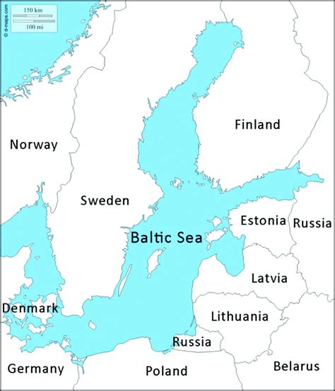 Baltic Sea Germany Map