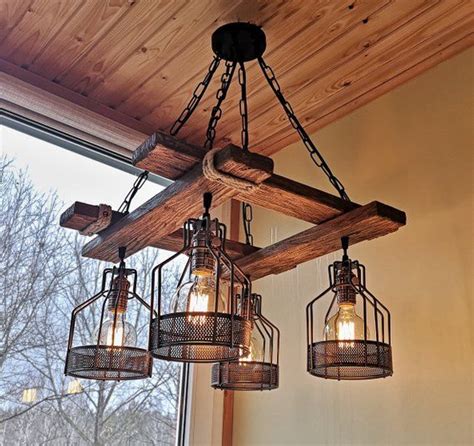 Rustic Light Fixture Hanging Light Rustic Lighting - Etsy | Rustic ...