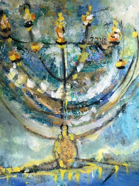 Menorah Painting at PaintingValley.com | Explore collection of Menorah ...