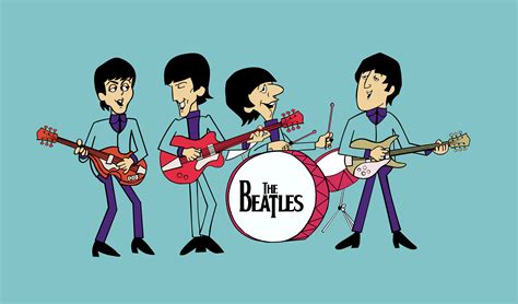 Download Cartoon Band TV Show The Beatles HD Wallpaper