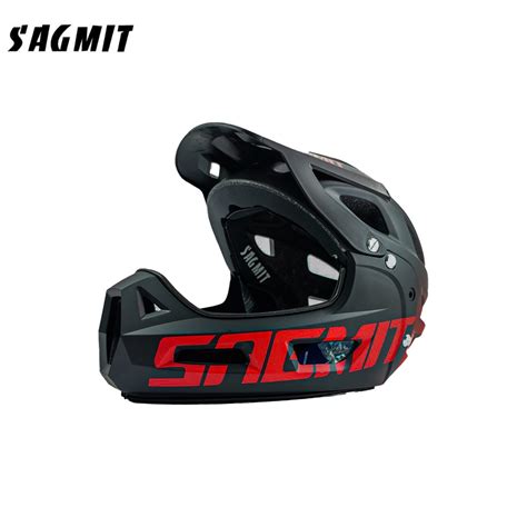 BKAT SAGMIT RSPRO Full Face Cycling Helmet w/ Detachable Chin Guard ...