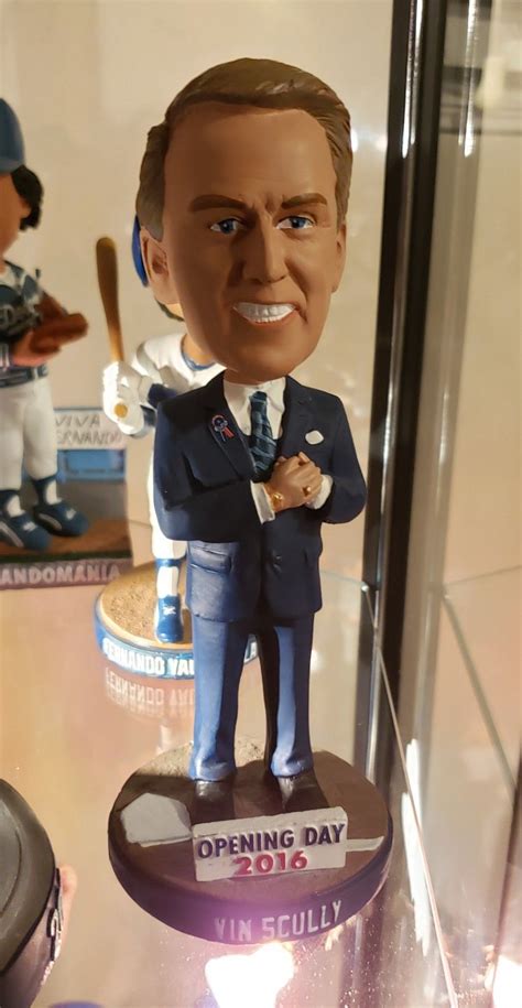 2016 Vin Scully Dodgers bobblehead | Bobble head, Dodgers, Vin scully