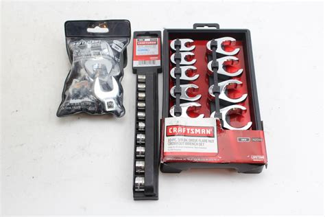 Craftsman Crowfoot Wrench Set And Socket Set: 3 Sets | Property Room