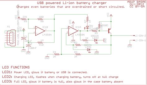 USB li-ion charger – Circuits DIY