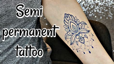 Semi Permanent Tattoos | How To Do A Semi Permanent Tattoo ...