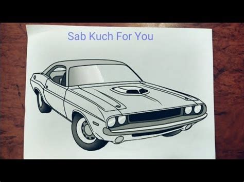 easy muscle car drawings - madamechiangkaishekpaintings