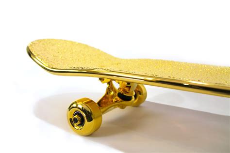 The Golden Skateboard | Gold everything, Gold, Luxury items