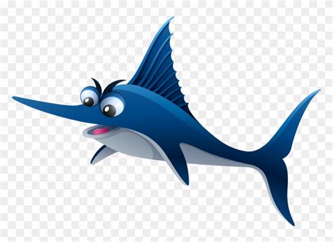 Swordfish - Swordfish Cartoon Png, Transparent Png - 800x552(#6382735) - PngFind