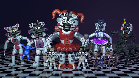 Sister Location Funtime Animatronics - 1920x1080 Wallpaper - teahub.io