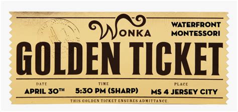 Willy Wonka Golden Ticket Printable Free - PRINTABLE TEMPLATES