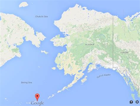 Where are Aleutian Islands on map Alaska