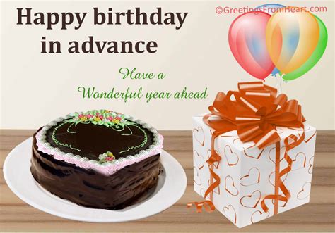 Have A Wonderful Birthday In Advance