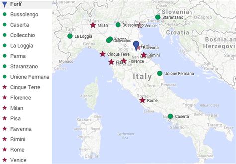 Forli Italy Map