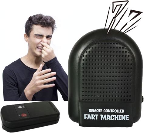 Amazon.com: DAMLUX Fart Noise Maker, Fart Machine with Remote, ABS 160g Wireless Farting Sound ...