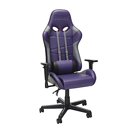 Respawn Fortnite RAVEN X Gaming Chair PurpleGrayBlack - Office Depot