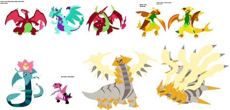 Legendary Dragons as Pokemon by TammyTheRanger on DeviantArt