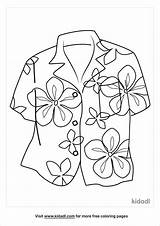 Free Mens Hawaiian Shirt Coloring Page  Printables Kidadl sketch template