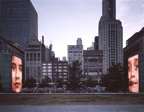 Crown Fountain at Millennium Park in Chicago, IL (City of Chicago) | W.E. O'Neil Construction