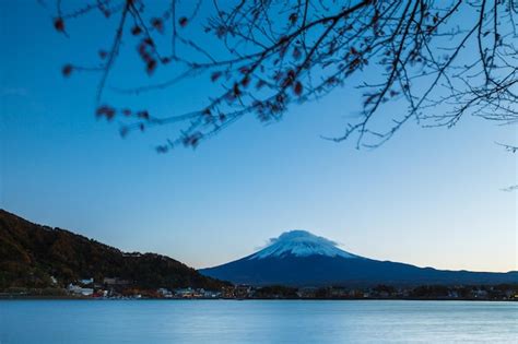 Premium Photo | Mt. fuji and lake