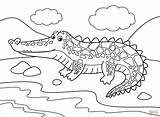 Alligator coloring page  Free Printable Coloring Pages sketch template