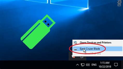 How to eject USB (safe to remove) in Windows 10: Safely Eject USB Drive From Windows 10 - YouTube