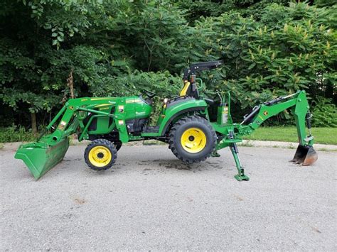 2017 John Deere 2038 Compact Tractor, Loader, Backhoe - ReGreen Equipment