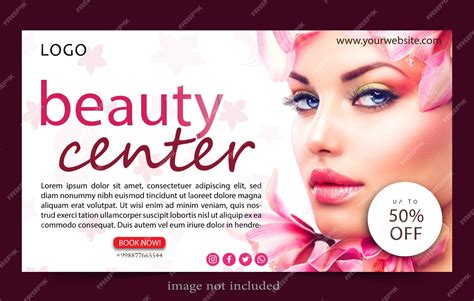 Premium Vector | Banner makeup beauty products for makeup sale banner ...
