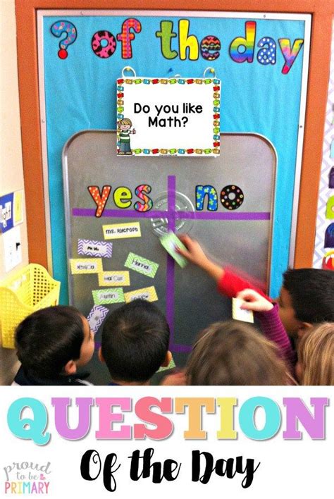 Question of the Day: For KIDS! A DIY Question of the Day Board ...