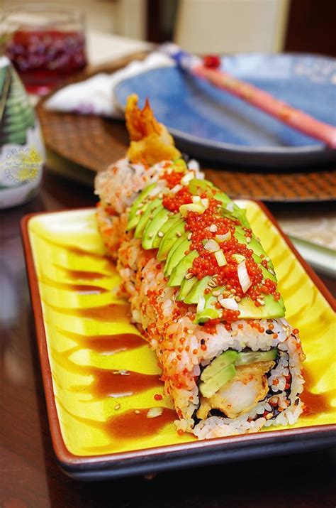 How to make Shrimp Tempura Sushi Roll with Avocado at home.