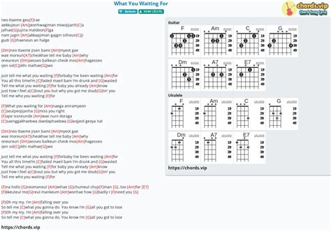 Chord: What You Waiting For - SOMI (전소미) - tab, song lyric, sheet ...