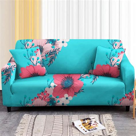 3D Flowers Elastic Sofa Cover for Living Room Sofa Covers Sectional ...