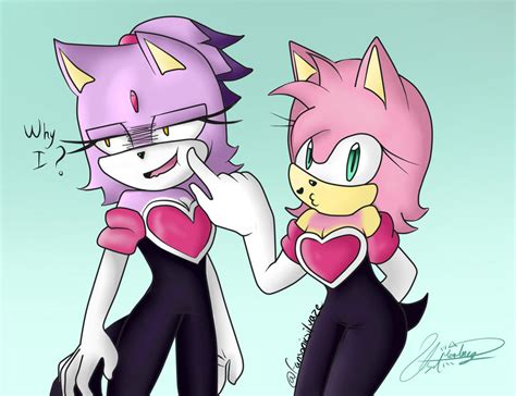 Cosplay of Rouge: Amy And Blaze by fansonicsilvaze on DeviantArt