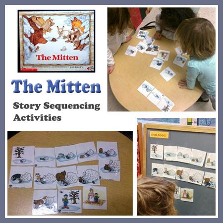 Story Sequencing Activities for The Mitten | KidsSoup