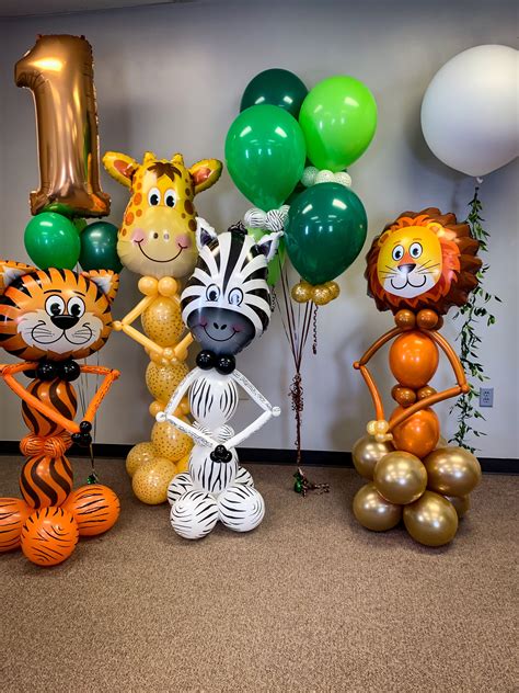 Balloon Safari Animals | Jungle Theme Birthday Party