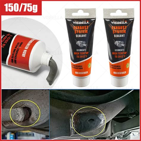 Visbella Exhaust Paste System Pipe Repair Kits High Temperature To 1100c Cement Crack Sealer ...