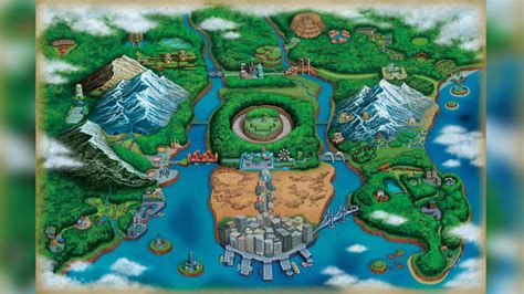 Pokémon regions from every game