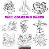 Autumn Coloring Pages Images sketch template