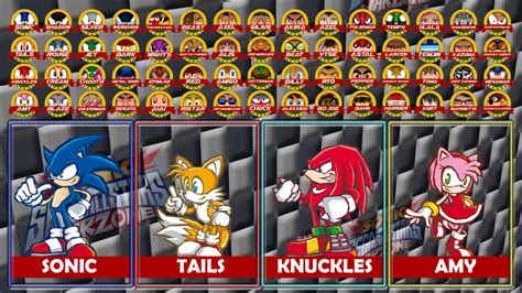 SONIC and SEGA ALL STAR WARZONE select screen by MrJechgo on DeviantArt