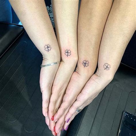 Matching Tattoos For 4 Sisters