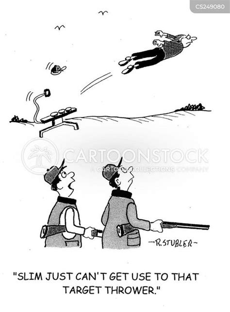 Clay Pigeon Shooting Cartoons and Comics - funny pictures from CartoonStock