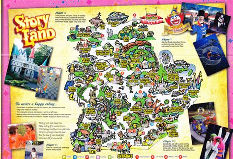 Story Land - 2010 Park Map