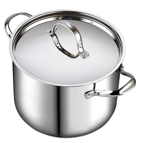 Cooks Standard 12 Qt. Stainless Steel Stock Pot-02520 - The Home Depot