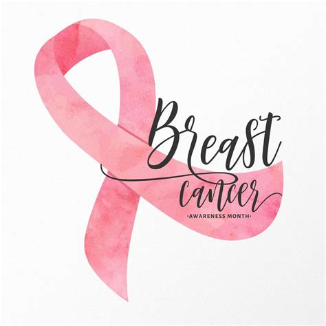 Watercolor Breast Cancer Awareness Ribbon 230124 Vector Art at Vecteezy