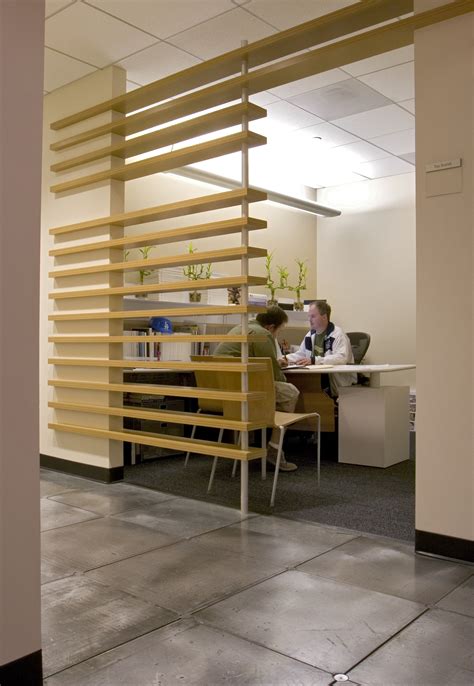 #Workstations with #unique #modern #dividers | Corporate interior ...