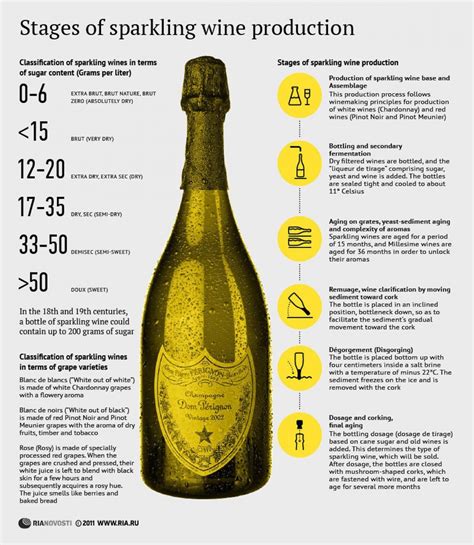 Stages of Sparkling Wine Production | Visual.ly | Wine infographic, Wine drinks, Wine recipes