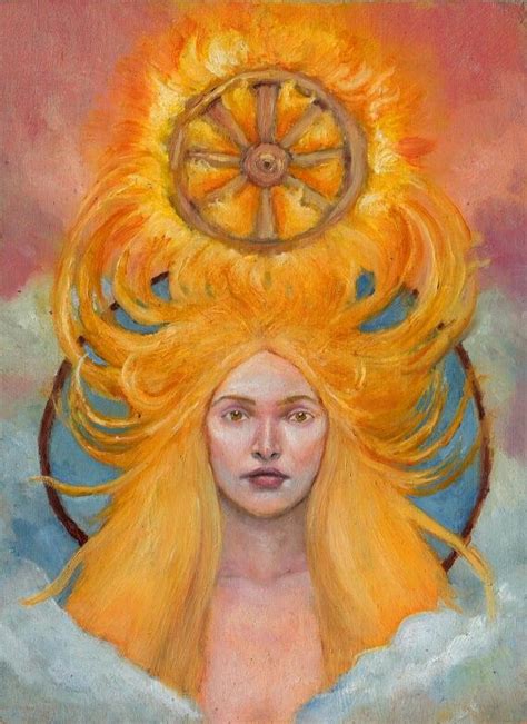 Sól (Sunna), goddes of the Sun | Göttlich, Magie, Mythen