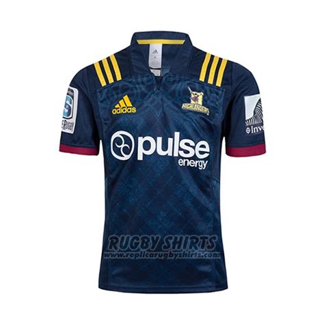 Replica Highlanders Rugby Shirt 2018-19 Home online| www.replicarugbyshirts.com