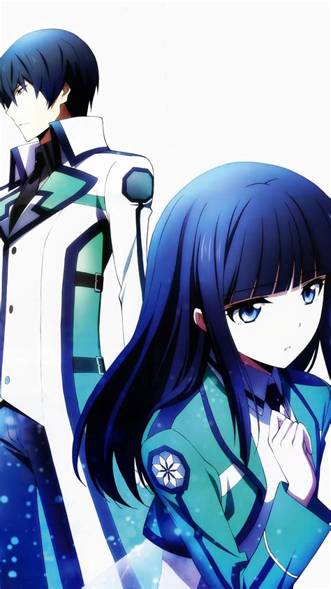 Mahouka Koukou no Rettousei Miyuki Shiba Tatsuya Shiba.iPhone 6 Plus wallpaper 1080x1920